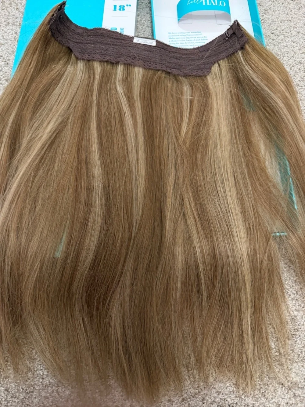 Halo Couture, 18in. human hair extensions